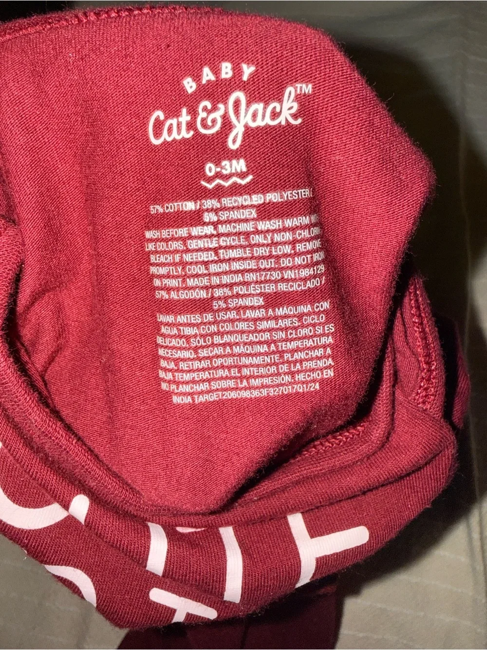 Cat & Jack Burgundy 